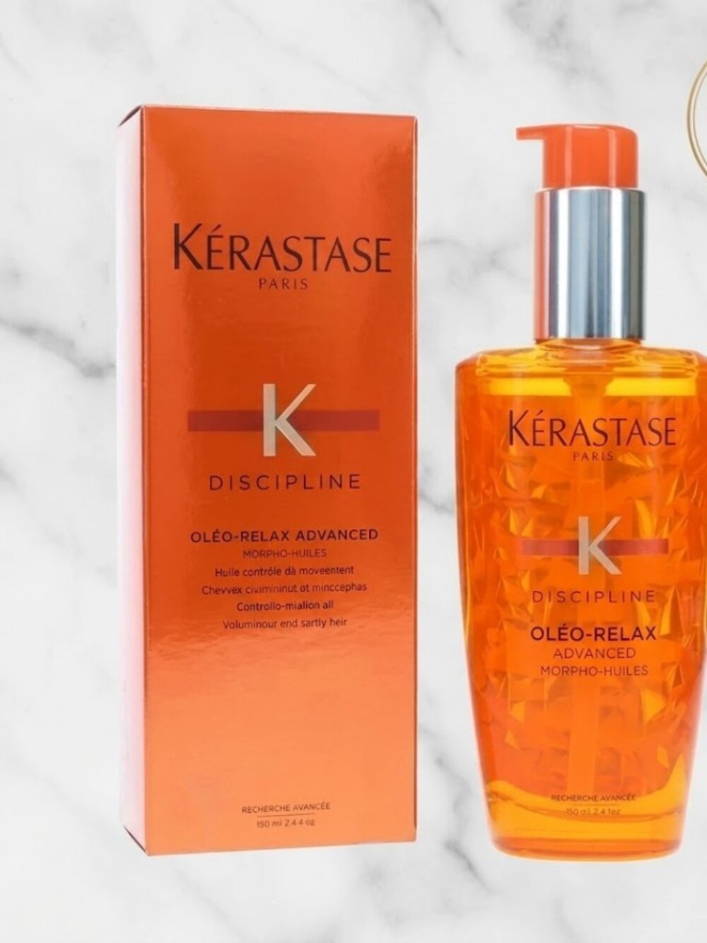 Kerastase Discipline Oleo Relax Advanced Hair Smoothing Oil 3.4oz /100ml
